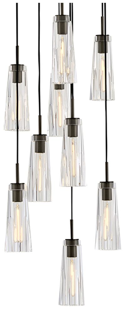 Image 2 Fredrick Ramond Cosette Large Pendant 19.75" Black Oxide more views