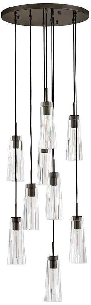 Image 7 Fredrick Ramond Cosette Large Pendant 19.75" Black Oxide more views