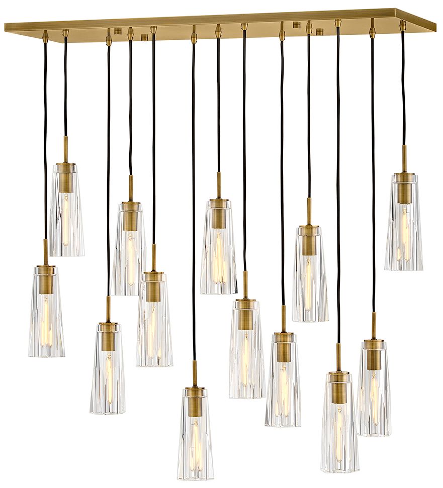 Fredrick Ramond Cosette Medium 13 Light Linear Chandelier 46