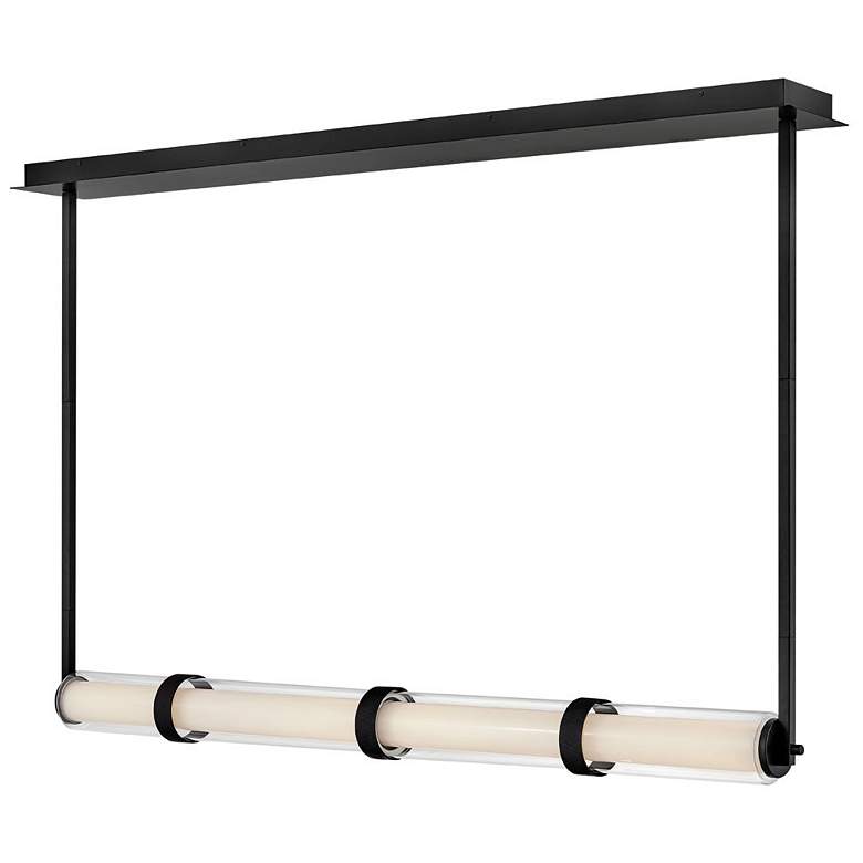 Image 1 Fredrick Ramond Cy 49 1/2" Wide Black LED Linear Pendant