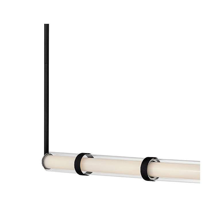 Image 2 Fredrick Ramond Cy 49 1/2" Wide Black LED Linear Pendant more views