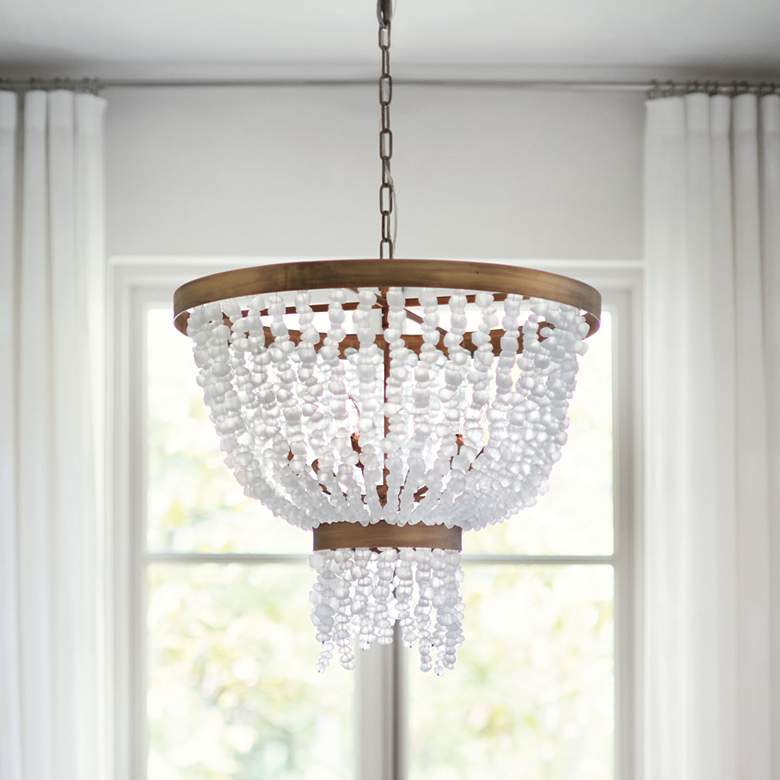 Image 1 Fredrick Ramond Dune 25" Wide Gold Chandelier