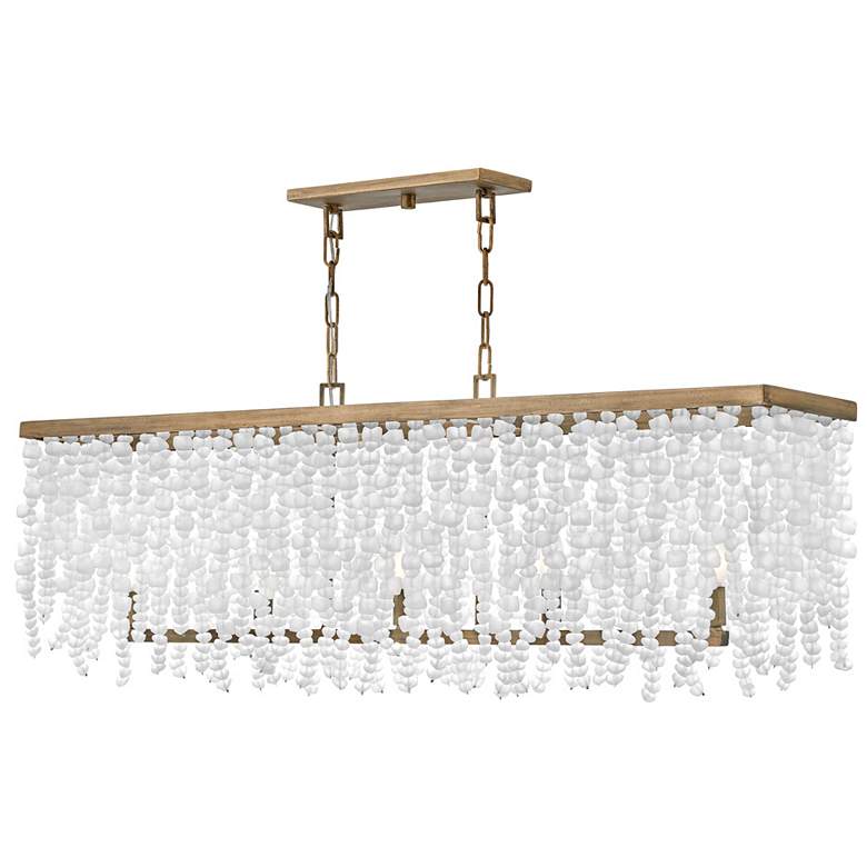 Image 1 Fredrick Ramond Dune 48"W Burnished Gold Linear Chandelier
