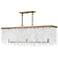 Fredrick Ramond Dune 48"W Burnished Gold Linear Chandelier