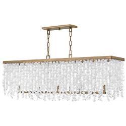 Fredrick Ramond Dune 48"W Burnished Gold Linear Chandelier