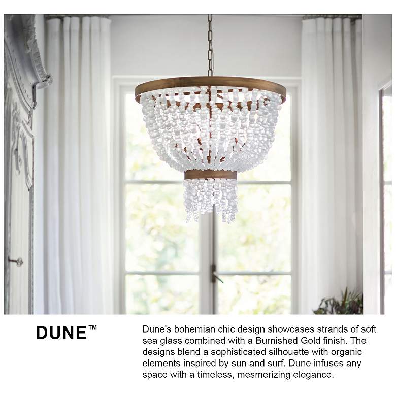 Image 6 Fredrick Ramond Dune 48"W Burnished Gold Linear Chandelier more views