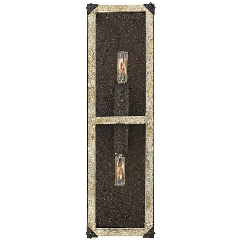 Image 1 Fredrick Ramond Emilie 20" High Iron Rust Wall Sconce