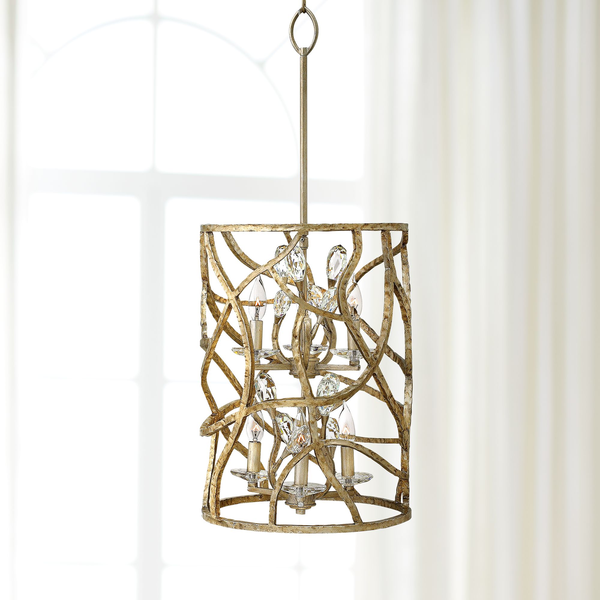 champagne pendant light