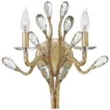 Fredrick Ramond Eve 15 1/2&quot; High Champagne Gold Wall Sconce