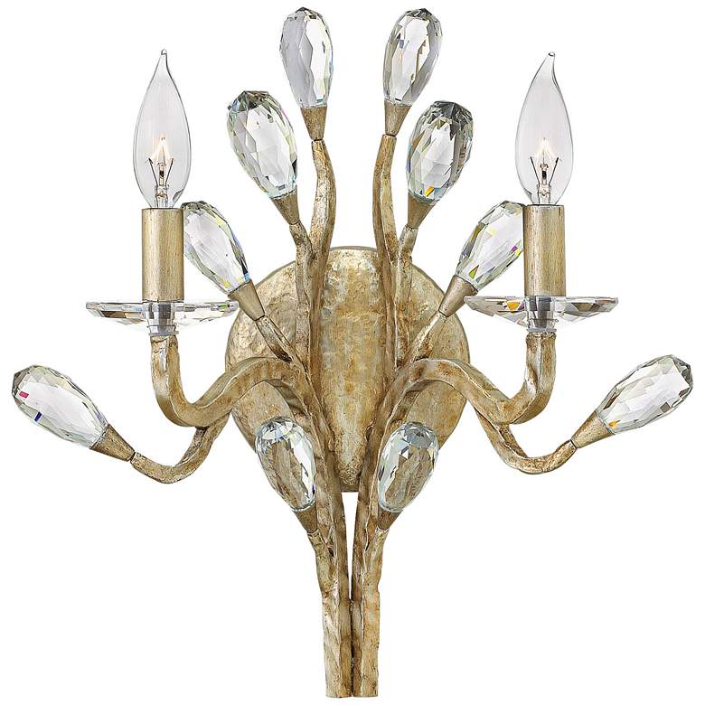 Image 1 Fredrick Ramond Eve 15 1/2 inch High Champagne Gold Wall Sconce