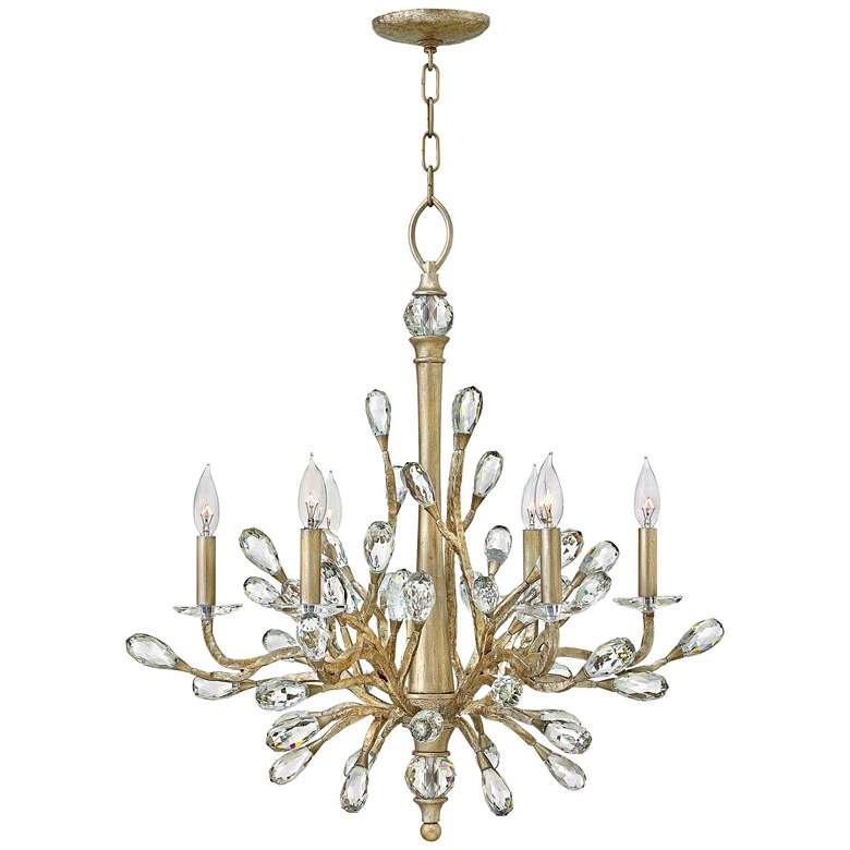 Image 3 Fredrick Ramond Eve 26 inch Wide Champagne Gold Chandelier more views