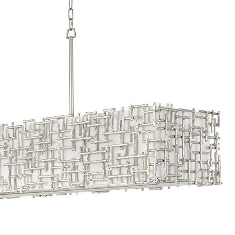 Image 2 Fredrick Ramond Farrah 60" Wide Ten-Light LED Modern Linear Chandelier more views