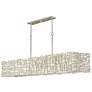 2_Fredrick Ramond Farrah 60" Wide Ten-Light LED Modern Linear Chandelier more views