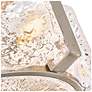 3_Fredrick Ramond Florian 14 1/4" Silver and Pressed Glass Ceiling Light more views