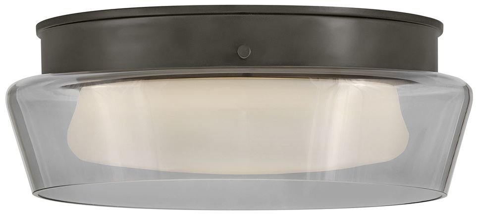 Image Fredrick Ramond Foyer Demi Medium Flush Mount Black Oxide