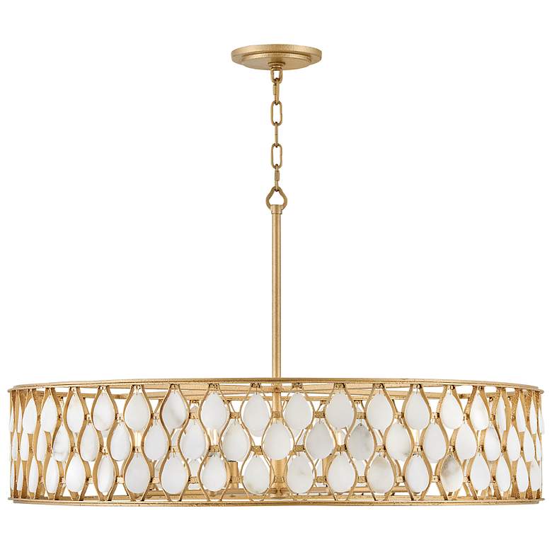 Image 2 Fredrick Ramond Foyer Estie Large Chandelier Piastra Gold more views