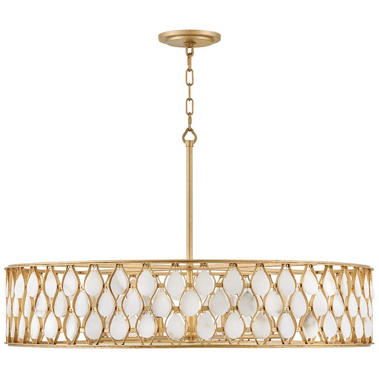 Image 4 Fredrick Ramond Foyer Estie Large Chandelier Piastra Gold more views