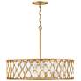 2_Fredrick Ramond Foyer Estie Medium Chandelier Piastra Gold more views