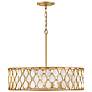 4_Fredrick Ramond Foyer Estie Medium Chandelier Piastra Gold more views