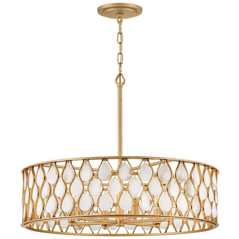 Image 5 Fredrick Ramond Foyer Estie Medium Chandelier Piastra Gold more views