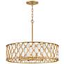 5_Fredrick Ramond Foyer Estie Medium Chandelier Piastra Gold more views