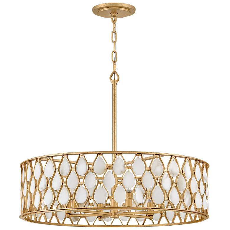 Image 6 Fredrick Ramond Foyer Estie Medium Chandelier Piastra Gold more views