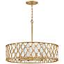 6_Fredrick Ramond Foyer Estie Medium Chandelier Piastra Gold more views