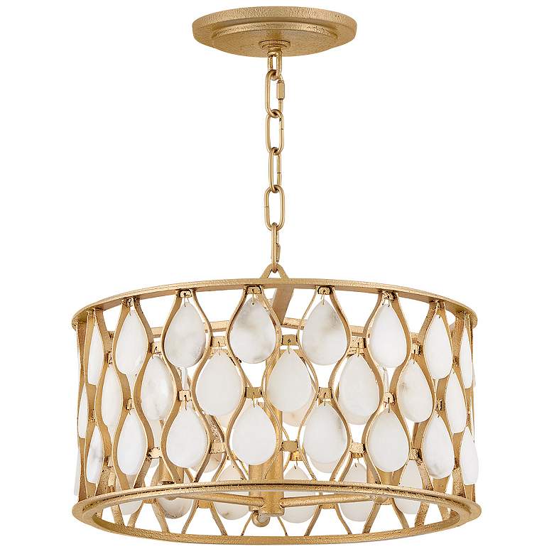 Image 5 Fredrick Ramond Foyer Estie Medium Semi-Flush Mount Piastra Gold more views