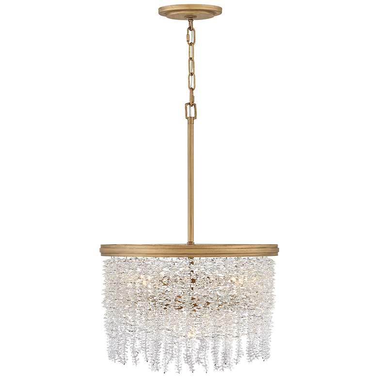 Image 2 Fredrick Ramond Foyer Rubina Medium Semi-Flush Mount Burnished Gold more views