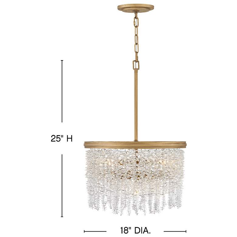 Image 3 Fredrick Ramond Foyer Rubina Medium Semi-Flush Mount Burnished Gold more views