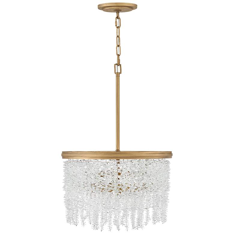Image 4 Fredrick Ramond Foyer Rubina Medium Semi-Flush Mount Burnished Gold more views