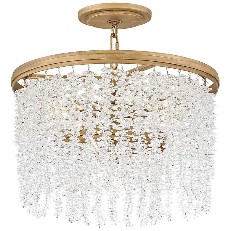 Image 7 Fredrick Ramond Foyer Rubina Medium Semi-Flush Mount Burnished Gold more views