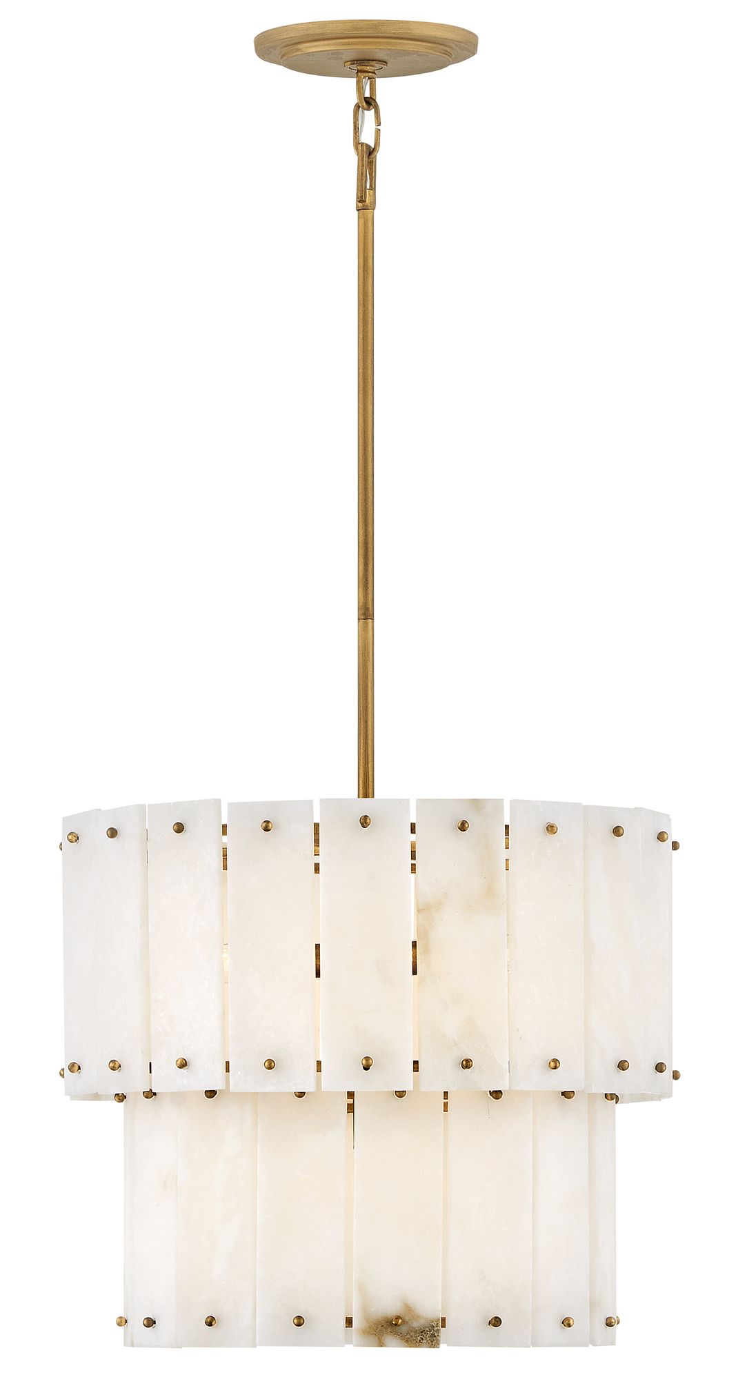 Image 2 Fredrick Ramond Foyer Simone Convertible Semi Flush 17" Burnished Gold more views