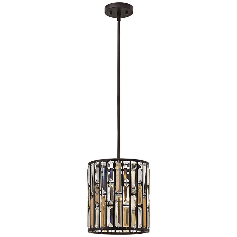 Image 3 Fredrick Ramond Gemma 10 1/4" Wide Bronze Mini Chandelier more views