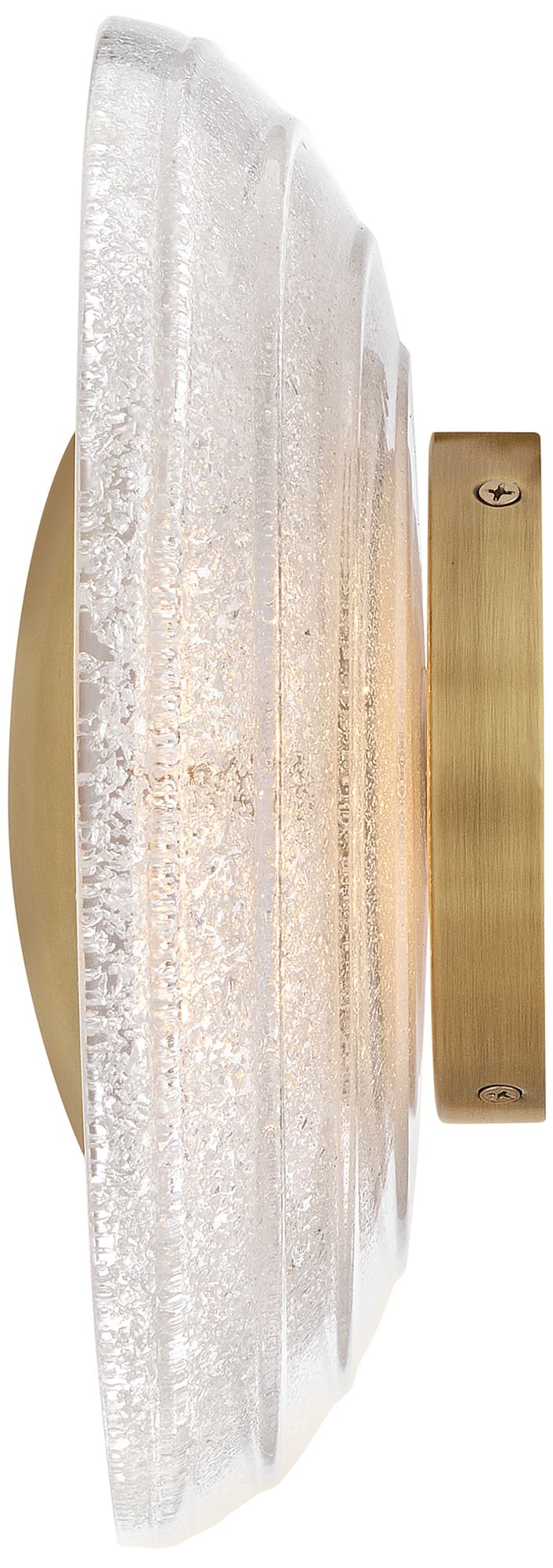 Image 5 Fredrick Ramond Haven Medium LED Sconce 11" Heritage Brass more views