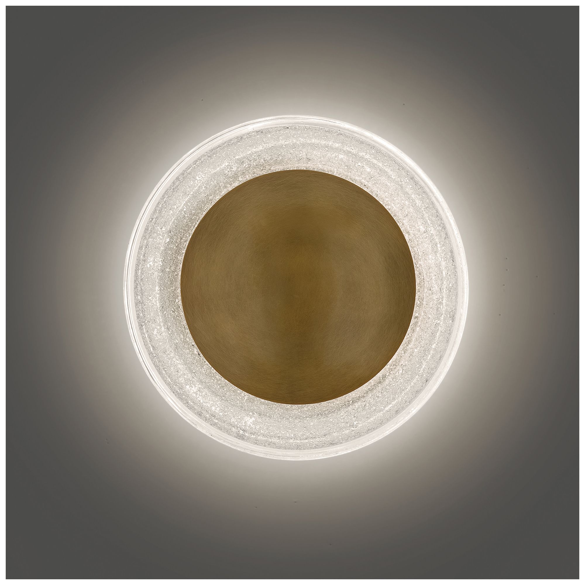 Image 6 Fredrick Ramond Haven Medium LED Sconce 11" Heritage Brass more views