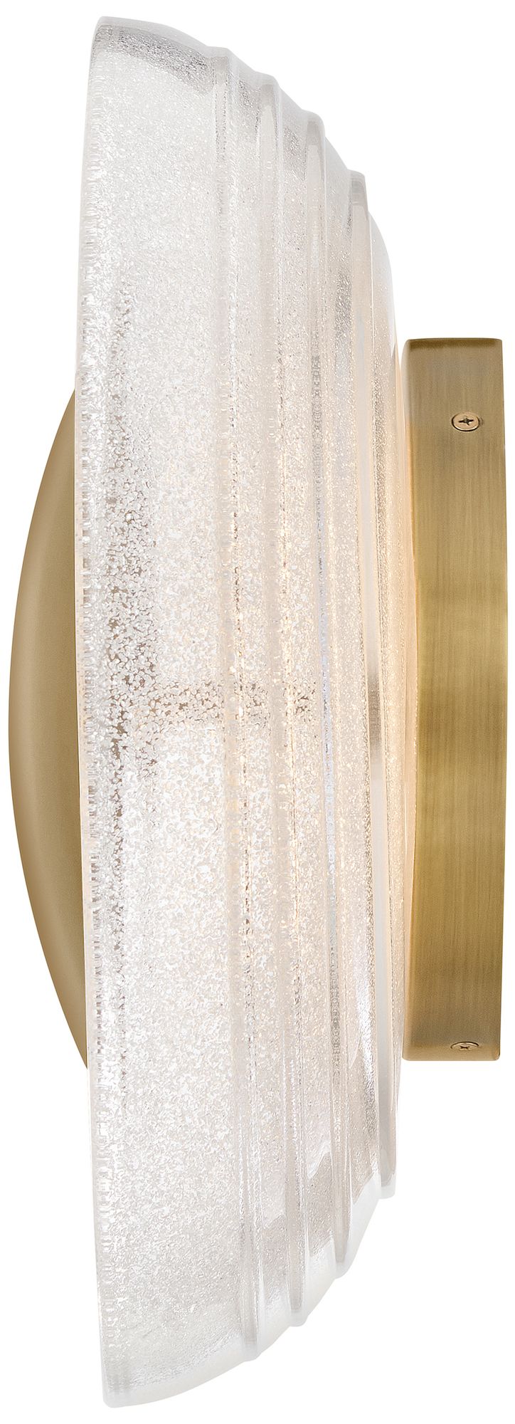 Image 5 Fredrick Ramond Haven Medium LED Sconce 15" Heritage Brass more views