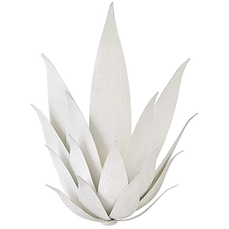 Image 2 Fredrick Ramond Interior Agave Large 2 Light Sconce 12.5" Textured Pla more views