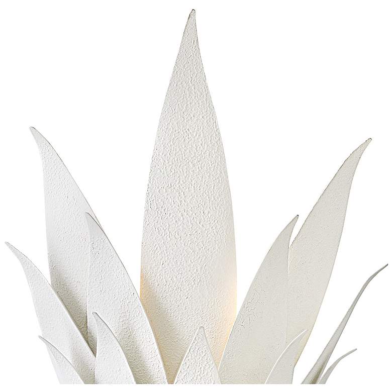 Image 4 Fredrick Ramond Interior Agave Large 2 Light Sconce 12.5" Textured Pla more views