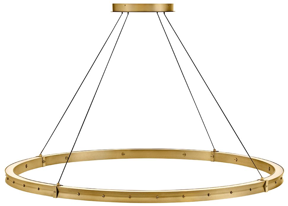 Image 2 Fredrick Ramond Interior Althea Extra Large Chandelier 53" Lacquered Brass more views