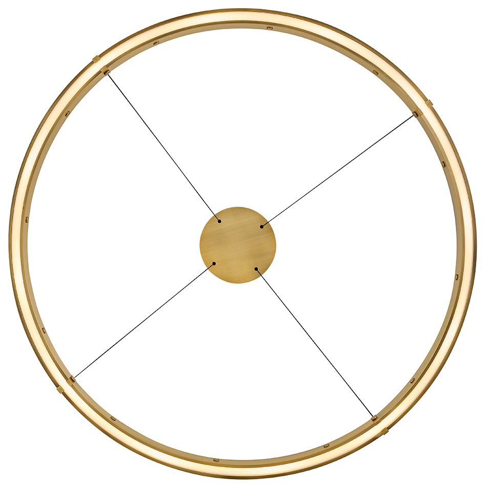 Image 4 Fredrick Ramond Interior Althea Extra Large Chandelier 53" Lacquered Brass more views