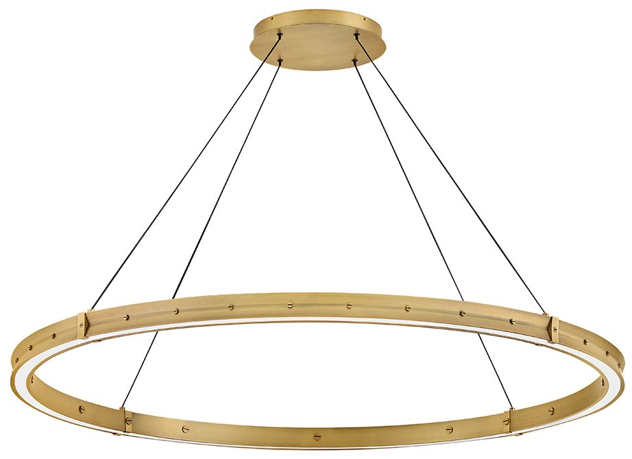 Image 5 Fredrick Ramond Interior Althea Extra Large Chandelier 53" Lacquered Brass more views