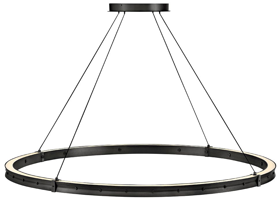 Image 2 Fredrick Ramond Interior Althea Extra Large Chandelier 53" Satin Black more views