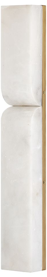 Image 2 Fredrick Ramond Interior Alune Large LED Sconce 32" Lacquered Brass more views