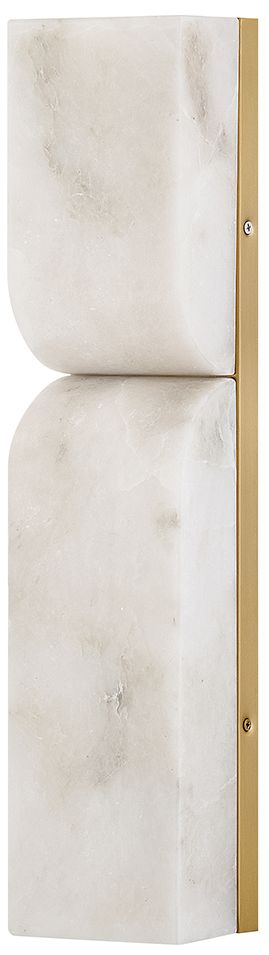 Thumbnail2 of Fredrick Ramond Interior Alune Medium LED Sconce 20" Lacquered Brass more views