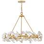 2_Fredrick Ramond Interior Audra Large Ring Chandelier 36" Deluxe Gold more views