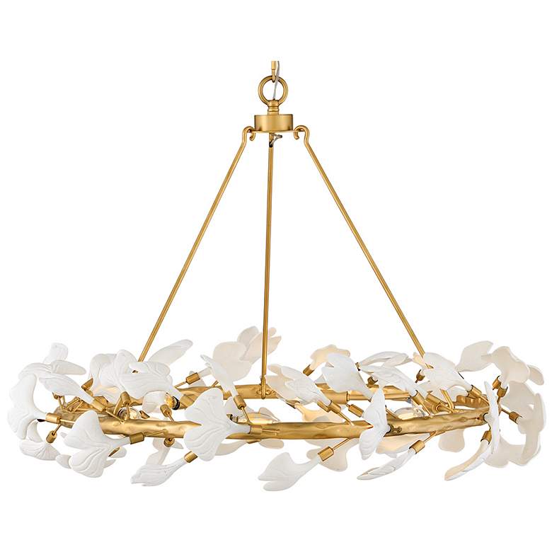 Image 3 Fredrick Ramond Interior Audra Large Ring Chandelier 36" Deluxe Gold more views