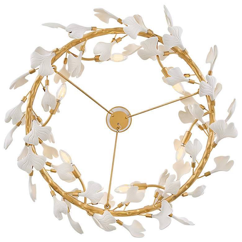 Image 7 Fredrick Ramond Interior Audra Large Ring Chandelier 36" Deluxe Gold more views