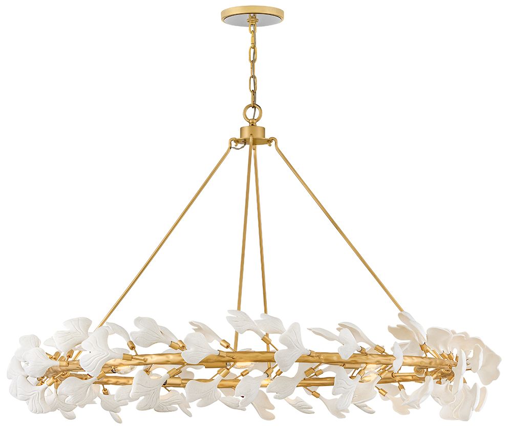 Fredrick Ramond Interior Audra Large Ring Chandelier 48" Deluxe Gold