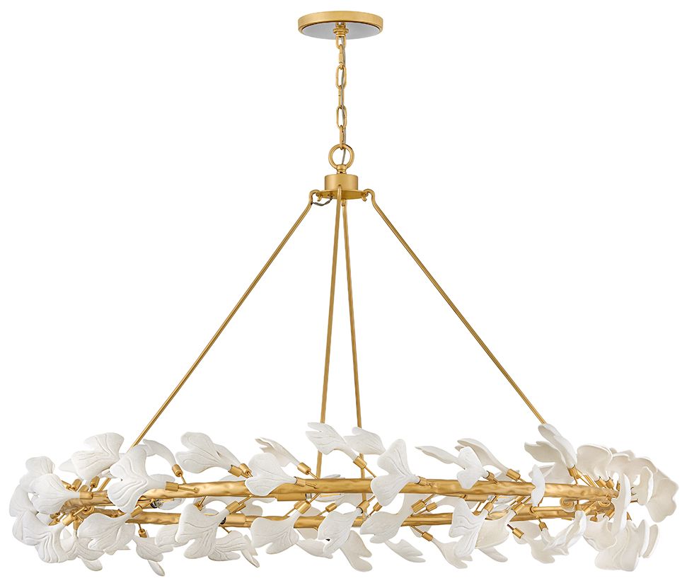 Image 2 Fredrick Ramond Interior Audra Large Ring Chandelier 48" Deluxe Gold more views